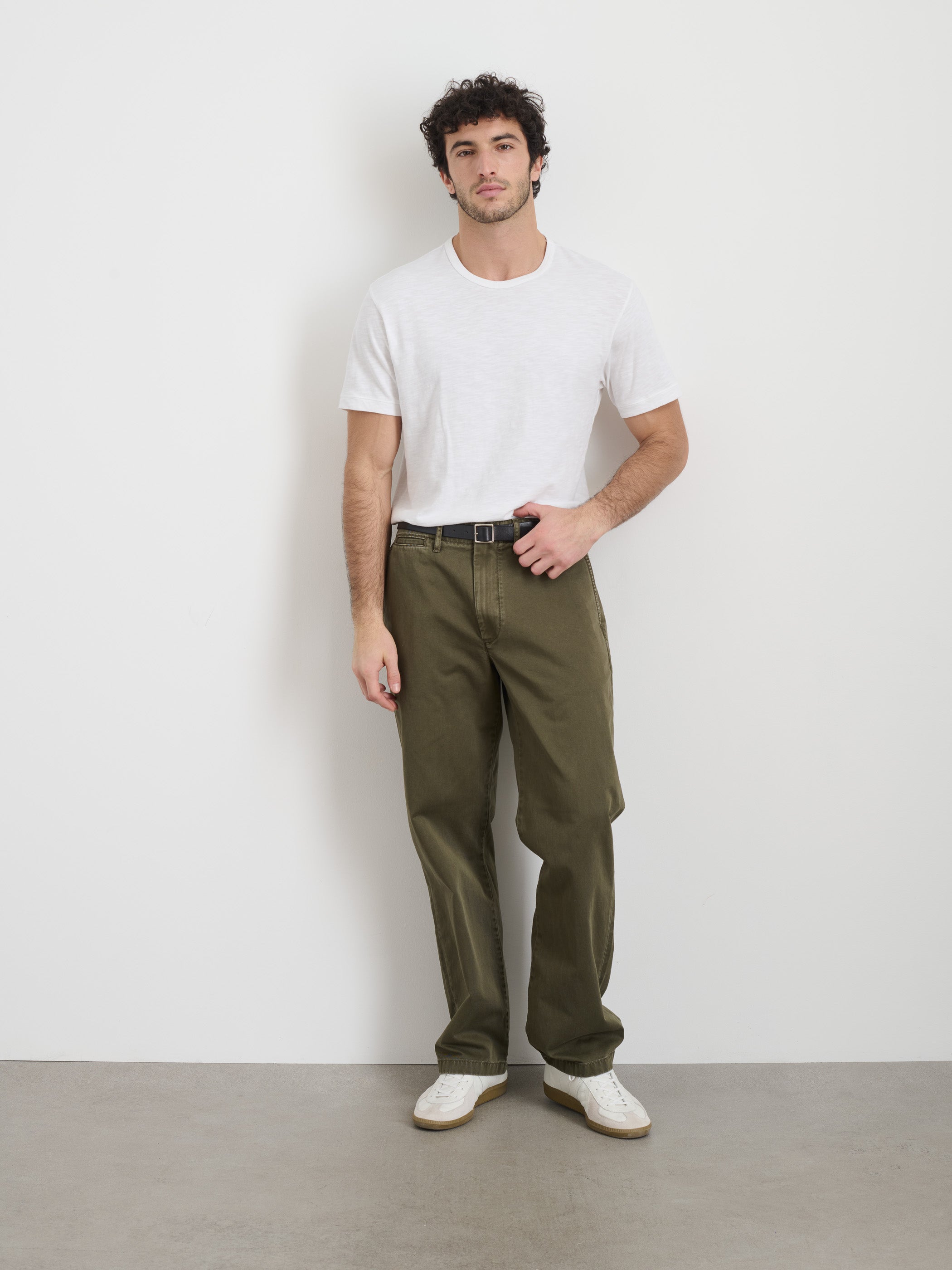 Straight Leg Pant In Vintage Wash Chino